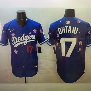 😉Shohei Ohtani Royal Jersey Blue Stitched😛